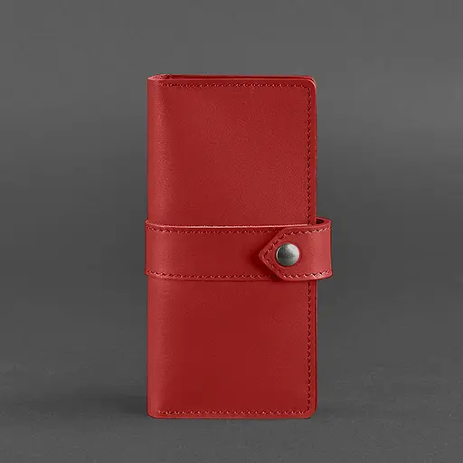 Шкіряне жіноче портмоне 3.1 червоне Краст - фото 5