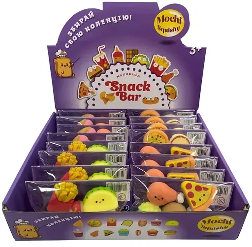 Коллекционные игрушки в наборе Monster Gum mochi squishy Снек бар (T25003) - фото 2