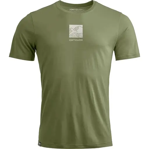 Футболка Ortovox 120 Cool Tec Abstract TS M XL Оливкова (1054-025.001.1240)