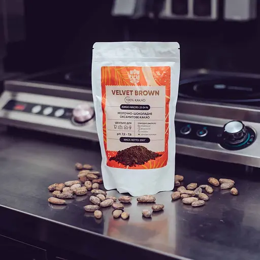 Какао-порошок Wow Cacao Velvet Brown 100% 250 г - фото 3