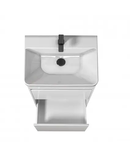 Тумба Мойдодир Prime 60 з умивальником Vivace 60 на ніжках Білий - фото 4