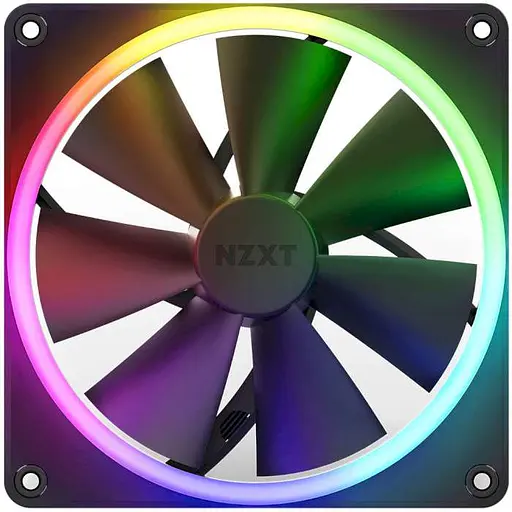 Комплект вентиляторов NZXT F140 RGB Twin Pack Black (RF-R14DF-B1) - фото 2