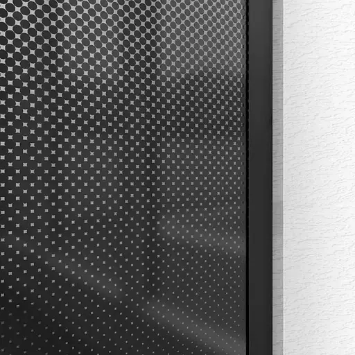 Душова стінка Rea Aero ombre 100 black REA-K2460, графіт, чорний матовий - фото 3