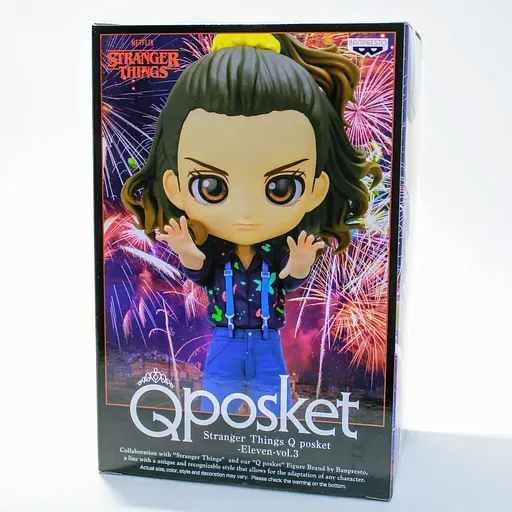 Фігурка BanPresto Q Posket Одинадцять Eleven Дуже Дивні справи Stranger Thing vol.1 15 см SWT QP ST E 2023 - фото 6