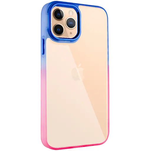 Чохол Epik TPU+PC Fresh sip series для Apple iPhone 11 Pro 5.8 Рожевий/Синій - фото 1