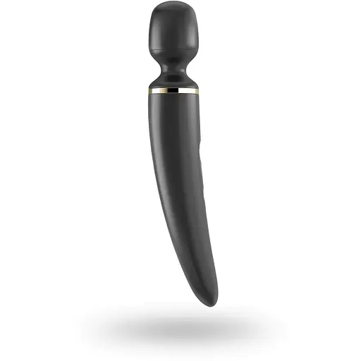 Вібромасажер Satisfyer Wand-er Woman (Black/Gold) - фото 3