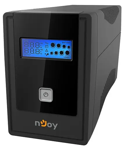 Источник бесперебойного питания Njoy 650 ВА / 600 Вт / 7 А*ч (UPCMTLS665TCAAZ01B) - фото 1