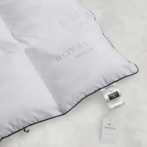 Ковдра пухова MirSon Royal Pearl 036, полуторна, 215x155, біла (2200000003782) - фото 10