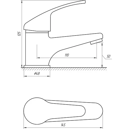 Змішувач для раковини Globus Lux Solly GLSO-0401 - фото 4