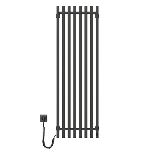 Электрический полотенцесушитель Navin Levante 450x1400 Sensor левый, черный муар 10-012033-4860, Черный матовый, Левое, Электронный - фото 2