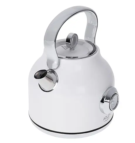 Електрочайник з термометром Adler AD 1346 White - фото 1