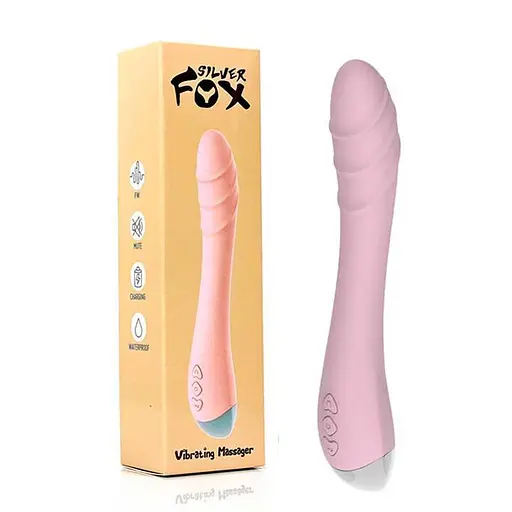 Вибратор Silver Fox для стимуляции точки G USB Розовый K0825-1