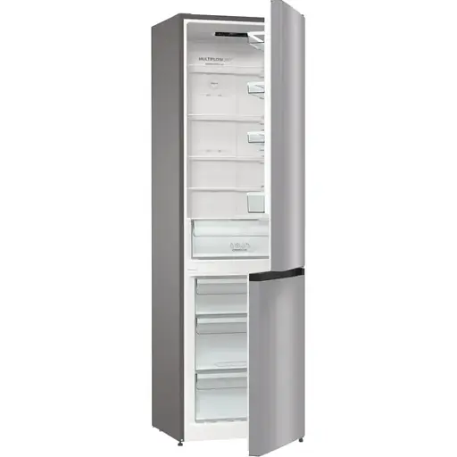 Холодильник Gorenje з нижн. мороз. камерою 200х60х60 см 2 двері 235(96)л А++ NoFrost+ сірий - фото 10