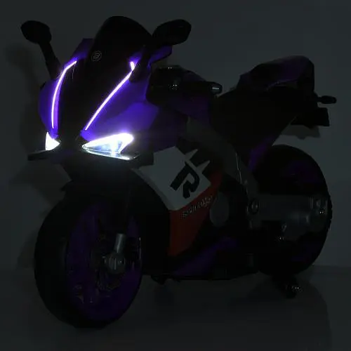 Электромобиль детский Bambi Мотоцикл Ducati M 6013EL-9 24V на аккумуляторе с USB музыкой и дополнительными колесами - фото 3