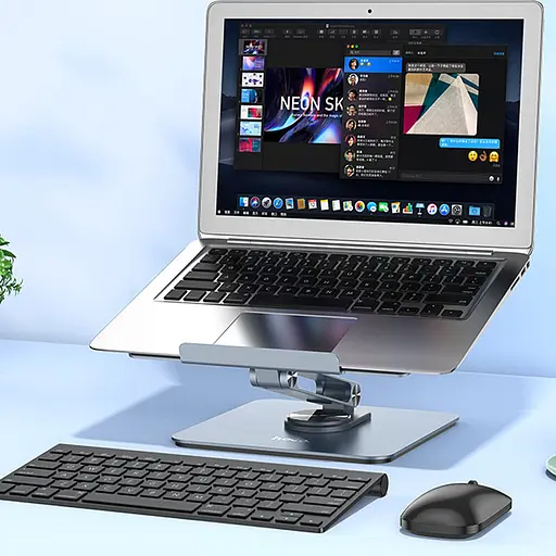 Тримач настільний Hoco PH52 Plus Might metal rotating Metal gray - фото 8