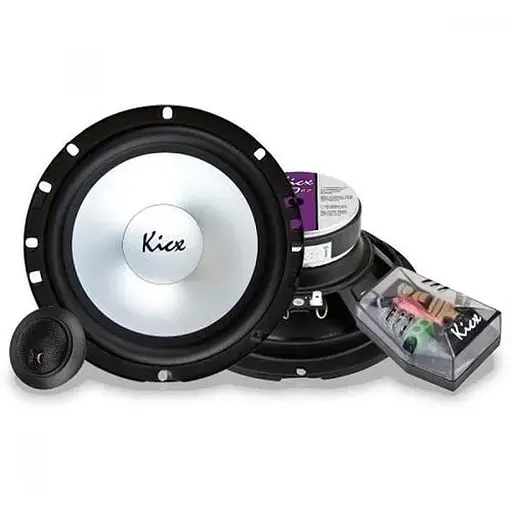 Автомобільна акустика Kicx PD-6.2 компонентна, 16 см, 2 смуг, 75 Вт, 91 дБ, 60 – 24000 Гц