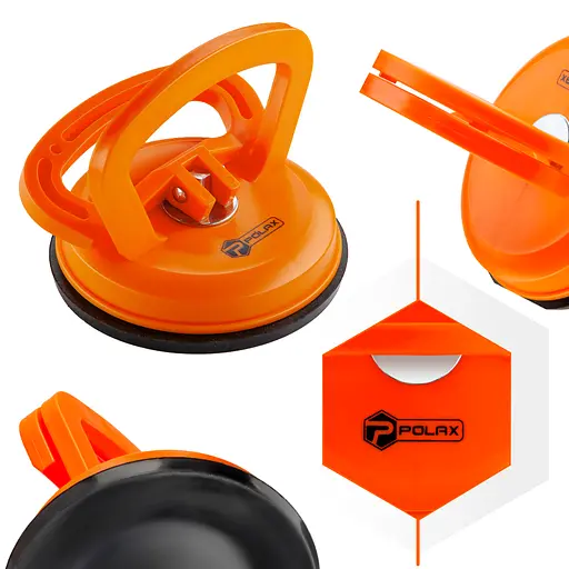 Держатель-присоска для стекла и плитки Polax одинарная ⌀115мм, max 40кг (37-186) - фото 6