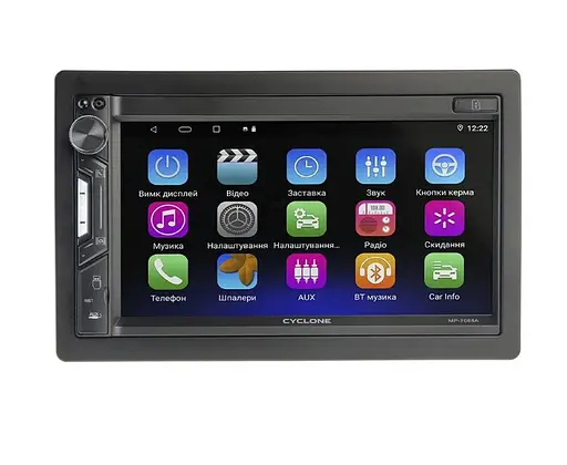 Автомобильная Bluetooth магнитолу Cyclone MP-7088A мультимедийный центр универсальный 2DIN - фото 4