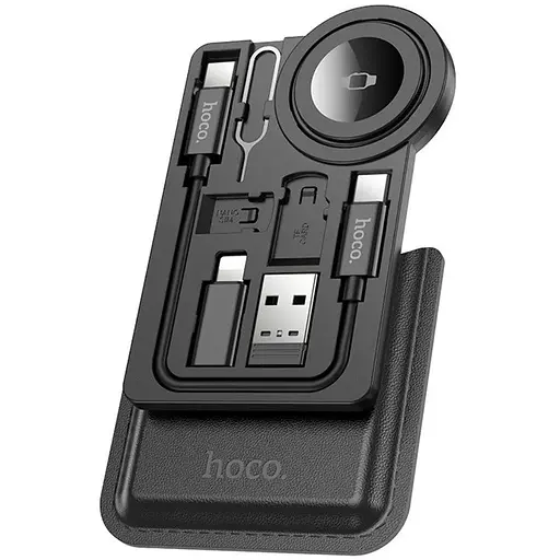 Бездротовий зарядний пристрій Watch Hoco CW58 чорний - фото 1