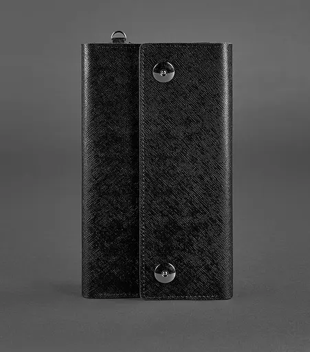 Кожаный клатч-органайзер (Тревел-Кейс) 5.0 черный Blackwood - фото 1