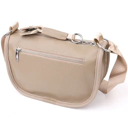 Полукруглая сумка для женщин Vintage из натуральной кожи 26х15х12 см sum0027614 - фото 2