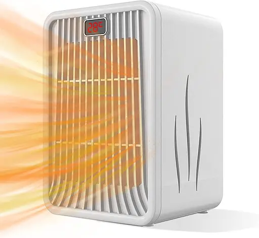 Настольный нагреватель Queta Ceramic Element - Цифровой контроль температуры - фото 6