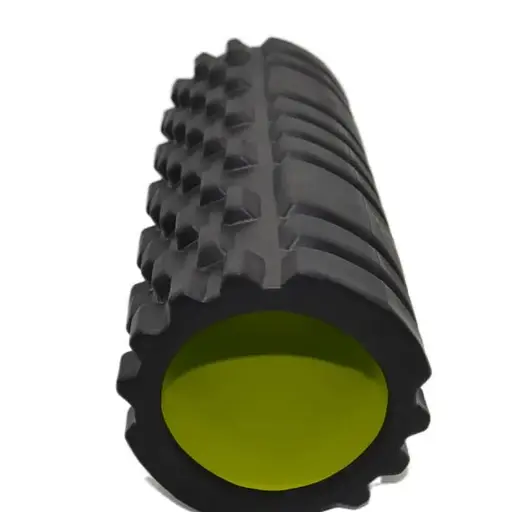 Масажний ролик (роллер) PowerPlay 4025 Massage Roller Чорно-зелений (33x15 см) (PP_4025_Black_Green) - фото 4