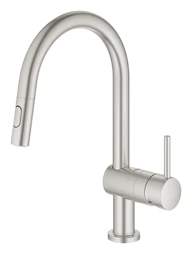 Сенсорный смеситель для кухни с выдвижным изливом Grohe Minta Touch 31358DC2 Нержавеющая сталь - фото 4