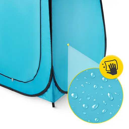 Намет туалет-душ, переодягальня Mountain Goat Pop-Up 200 x 110 x 110 см саморозкладний Sky Blue (P-5905973401456) - фото 4