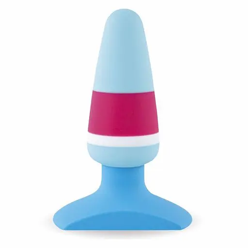Анальна пробка FeelzToys Plugz Butt Plug 7 см (блакитний)