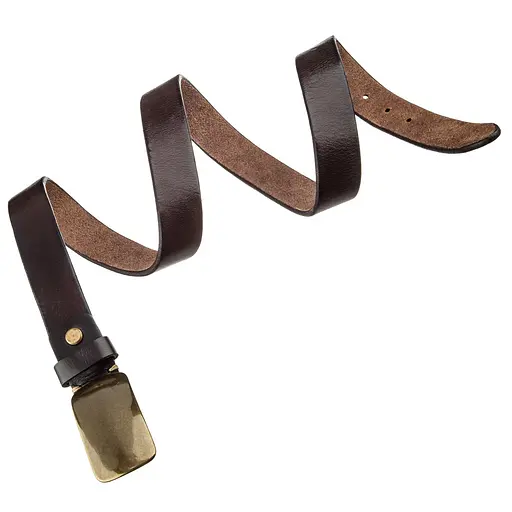 Ремінь шкіряний Vintage чоловічий 120×3,4 см acs0022776 - фото 4