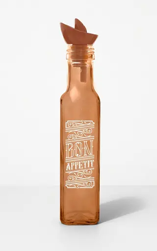 Пляшка для олії скло Herevin Gold Rose 0.25 л (151421-145) - фото 1