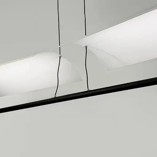 Підвісний світильник-репліка з подвійним корпусом 118х20х30 см | Арт. AA262/2- 1180*300 | Line F - фото 6