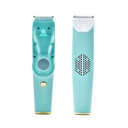 Машинка для стрижки дітей VGR V-151 безшумна акумуляторна зі збором волосся (3 насадки) - фото 2