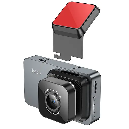Відеореєстратор Hoco DV9 3-inch screen driving recorder Metal gray - фото 3