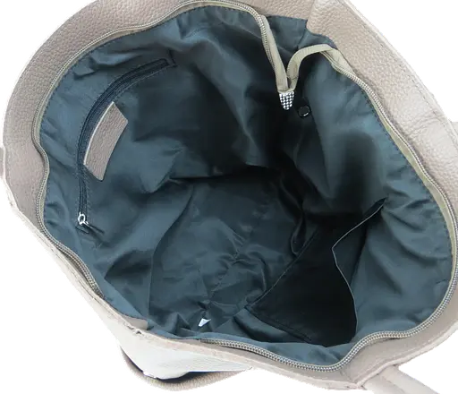 Женская кожаная сумка на двух ручках Borsacomoda коричневая sum0028734 - фото 6