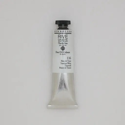Масляная краска Rive gauche 40 мл, Титановый белый (Titanium White)