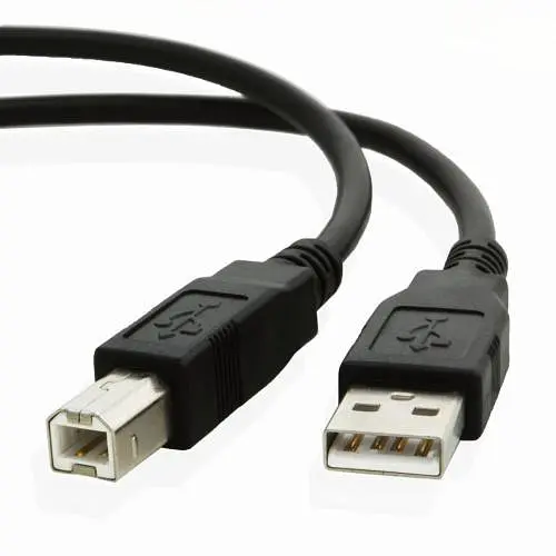 Кабель USB 2.0 AM – USB BM, 4.5 м, черный, Cablexpert, ферритовый фильтр (CCF-USB2-AMBM-15) - фото 1