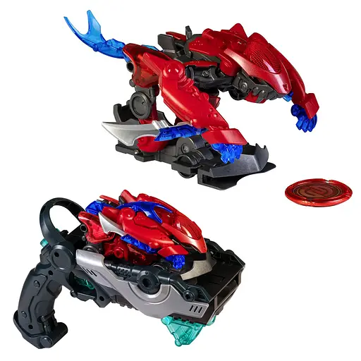 Ігровий набір Screechers Wild! S5 L2 Файермен запускач-бластер та машинка-трансформер (EU686122) - фото 3