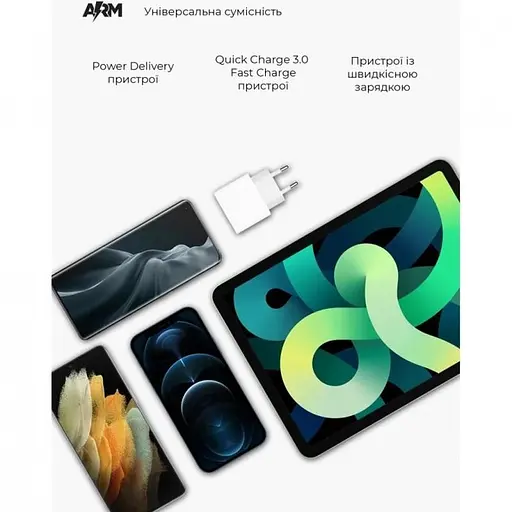 Зарядное устройство для ArmorStandart AMHJ83 20 W USB-C Power Adapter белое - фото 6
