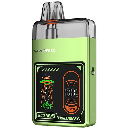 Підсистема електронна сигарета POD System Vaporesso ECO Nano Pro 1000mAh 6ml Kit Emerald Green (18104)