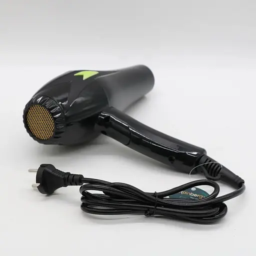 Фен стайлер Rainberg RB-2208 концентратор 3 швидкості 3 режими температури 7800Вт Чорний/Салатовий - фото 4