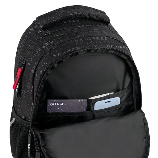 Рюкзак GoPack Education 175M-8 Anime boy Чорно-червоний (GO26-175M-8) - фото 12