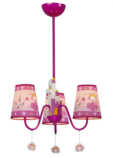 Люстра подвесная детская Sirius MD11020-3C на лампочки - фото 2