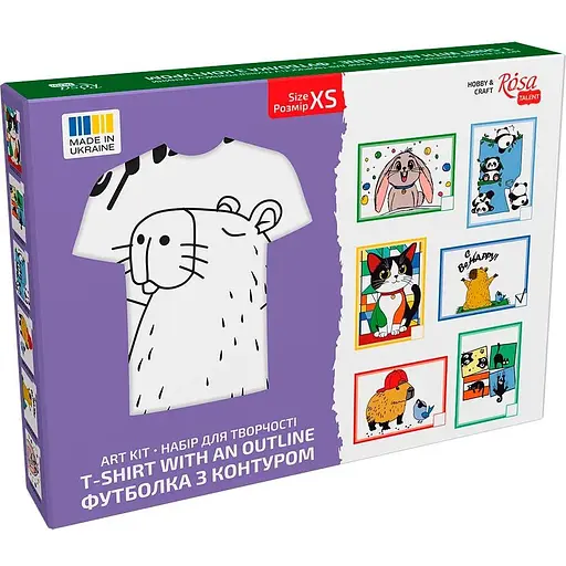 Набір футболка-розмальовка Rosa Talent Be Cappy бавовна 100% розмір XS  - фото 3