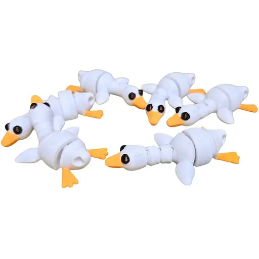 3D Іграшка Гусь, 9 см, рухливий