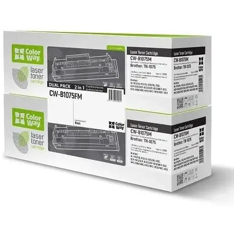 Картридж ColorWay Brother TN1075 Black teh0024392 - фото 1