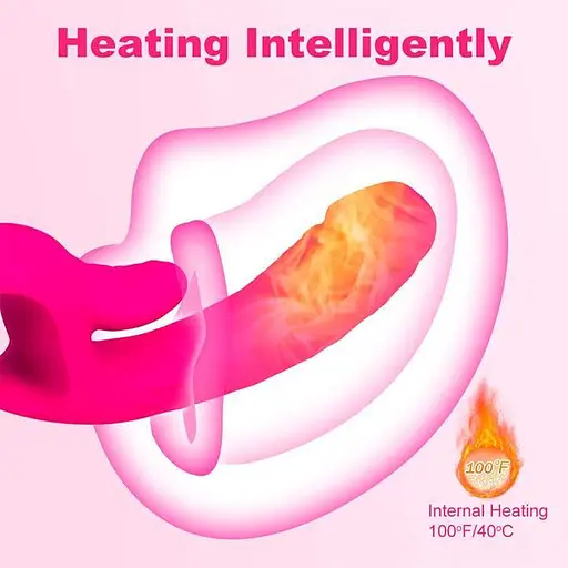 Двойной вибратор с подогревом для точки G и клитора We Love (10 режимов вибрации) K000998 - фото 2