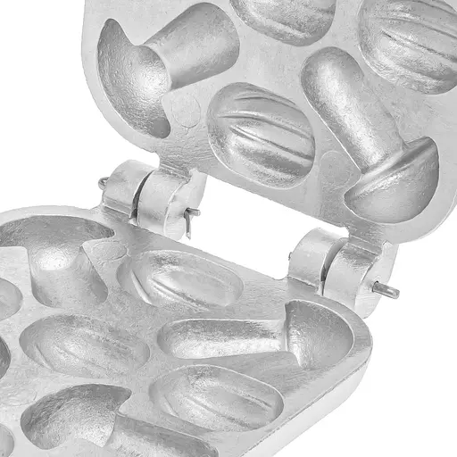 Форма алюмінієва для випікання цільного печива горішниця "Горішки та грибочки", Ласунка Золотистий 86564 - фото 5