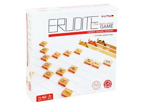 Настільна гра Arial Ерудит 5 мов Еліт (Erudite) (91046)